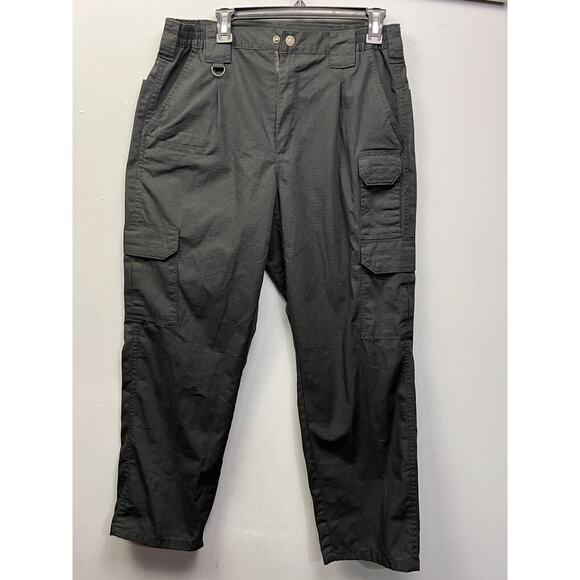 Bob‎ Barker Officer Only Tactical BDUS Black Rip Stop Mens Size 34x30 FLAW - Picture 1 of 8